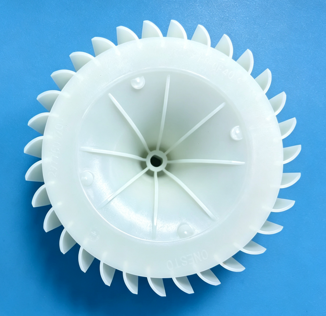 Aspas de turbina aerodin&aacute;micas para extractor de secadora.